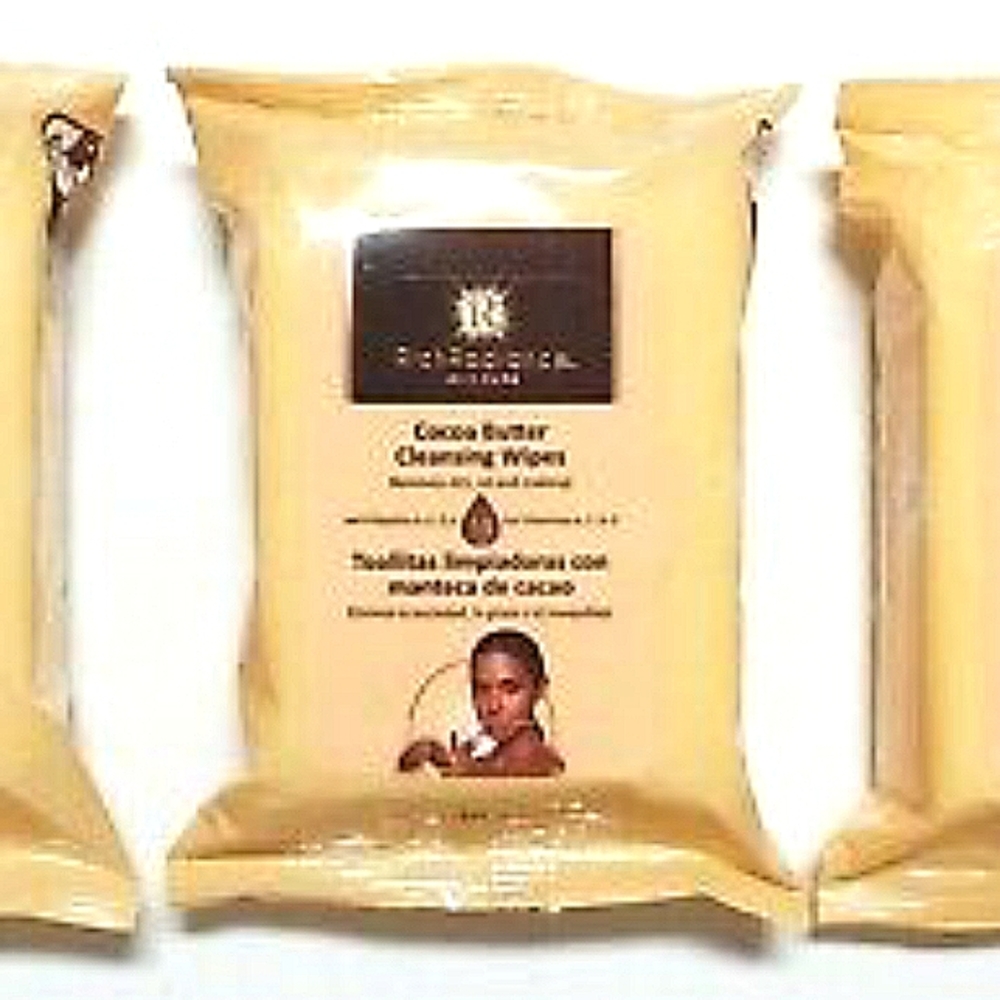 RICH RADIANCE 3pk Cocoa Butter Cleasing Wipes